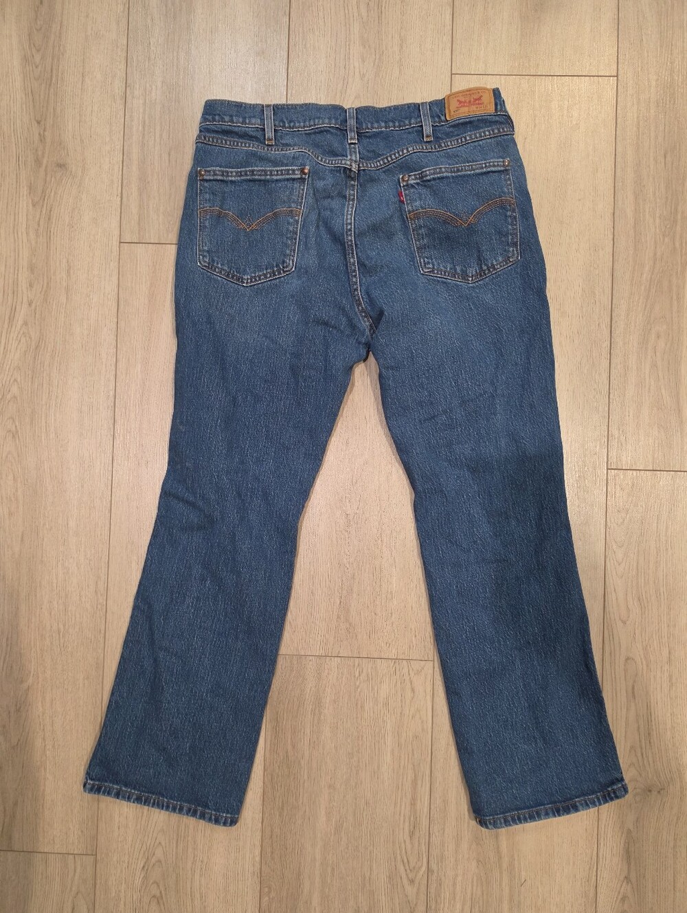 Levi's 537 Men's Jeans 34x30 Bootcut Medium Wash Denim Y2K - Picture 4 of 7